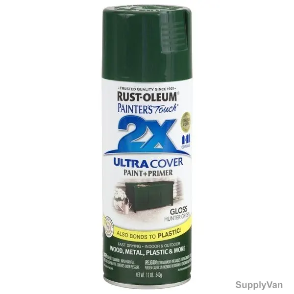 Rust-Oleum Ultra Cover 2X Primer Spray, 249111, PAINTER'S TOUCH, 340G, Hunter Green
