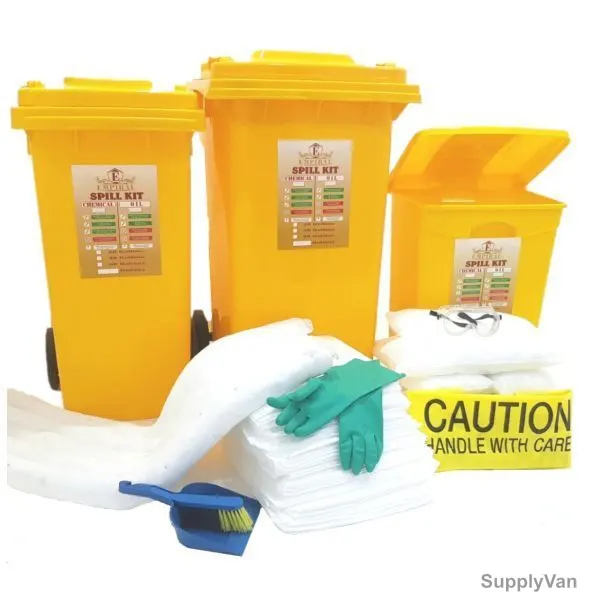 Empiral Wheeled Bin Oil Spill Kit, E135522924, 240 Litres