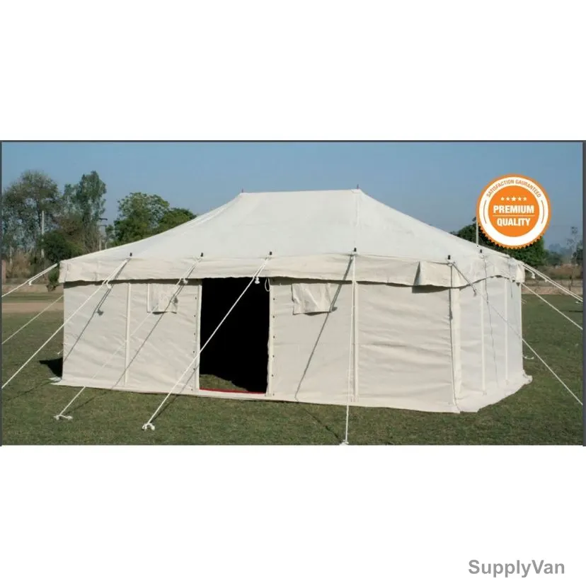 Special Arabic Deluxe Tent, AMT-112, Iron Stick, 6 x 4 Yard, White