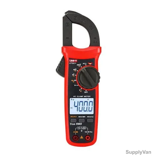 Uni-T Digital Clamp Meter, UT201+, 400A, 600V, 40Mohm, 4000 Display Count