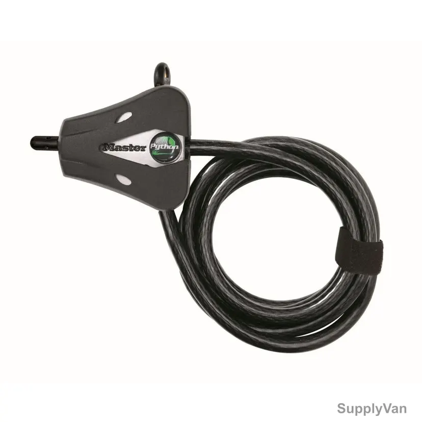Master Lock Python Locking Cable, 8418EURD, 1.8 Mtrs x 8MM, Braided Steel — image 1