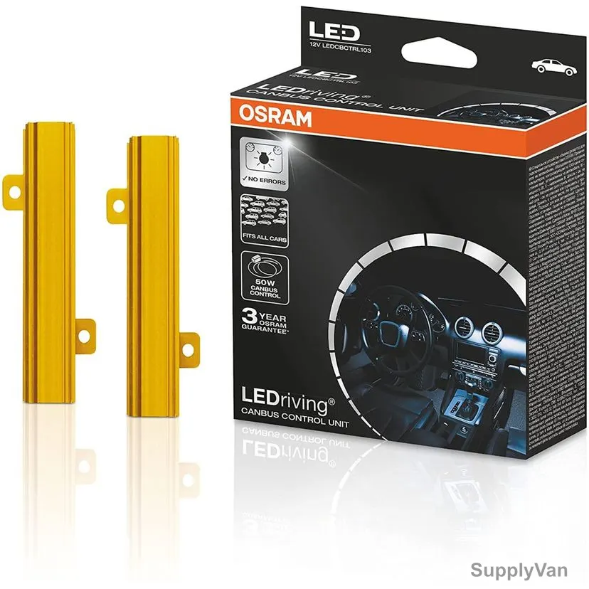 Osram LEDriving Canbus Control Unit For Fog Light, LEDCBCTRL103EC, 12V, 50W