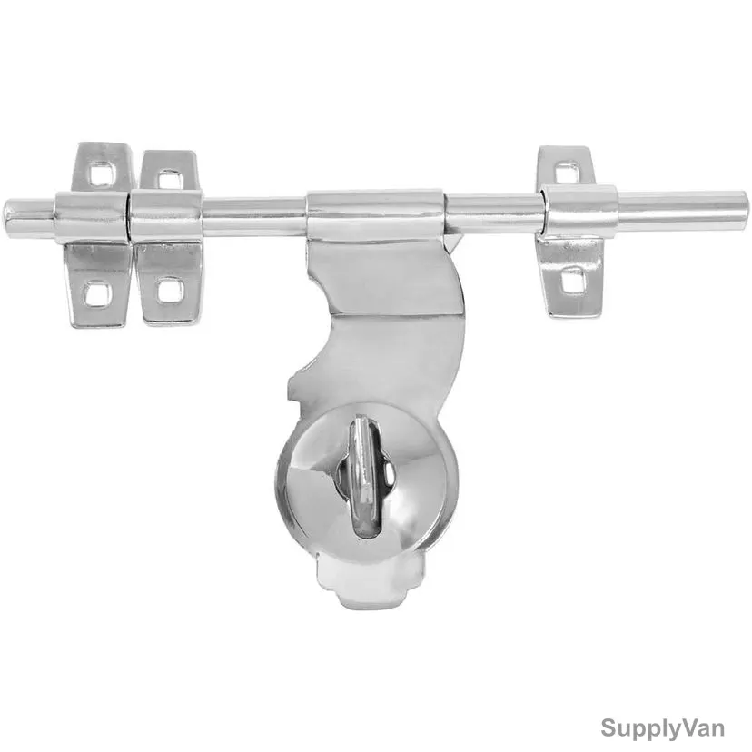 Robustline Door Aldrop, Chrome Plated Steel, 14 Inch Length — image 1