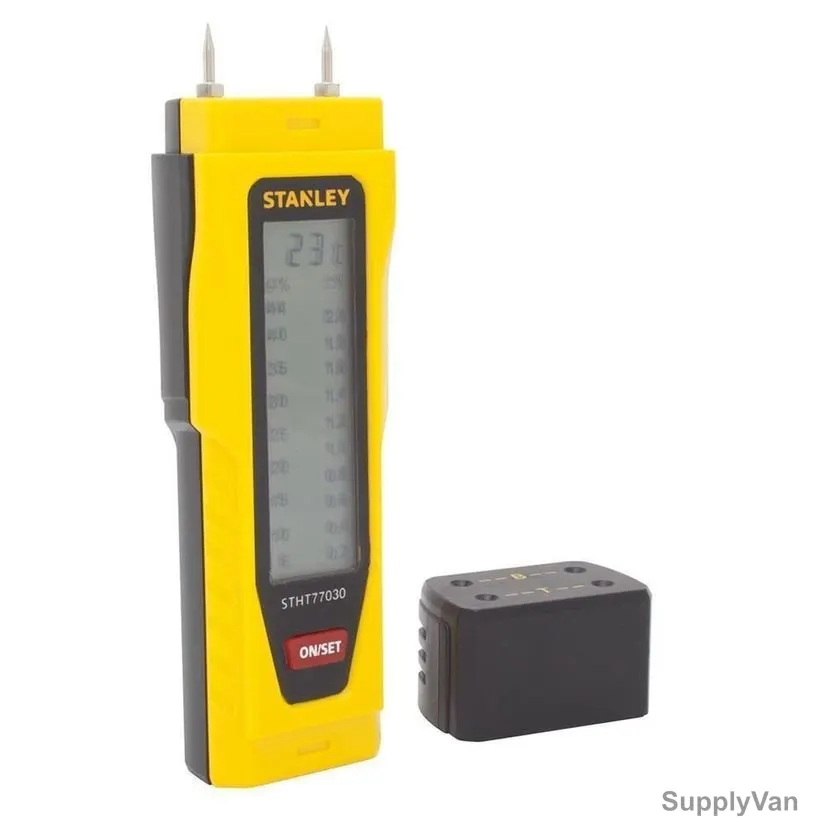 Stanley Moisture Meter, 0-77-030, Backlit LCD, AAA — image 1
