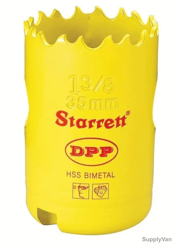Starrett Dual Pitch Professional Hole Saw, DH0138, 35mm