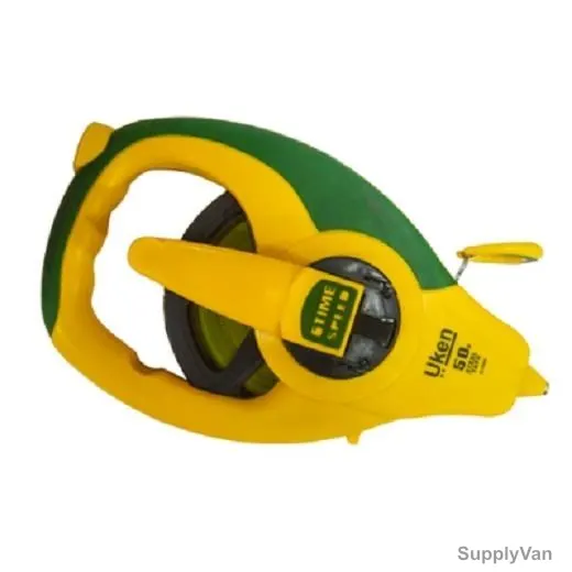 Uken Open Type Measuring Tape, UJ306, 13MM, 30 Mtrs, Metric, Steel