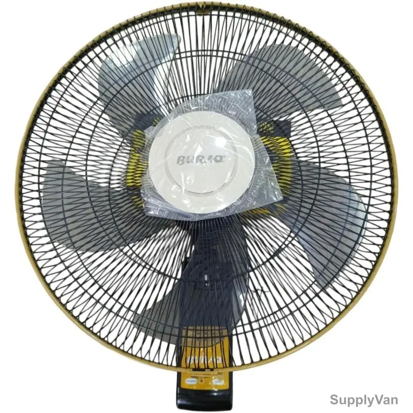 Wall Fan With Remote, BWF-D18RC, 65W, 18 Inch Blade Dia, Black