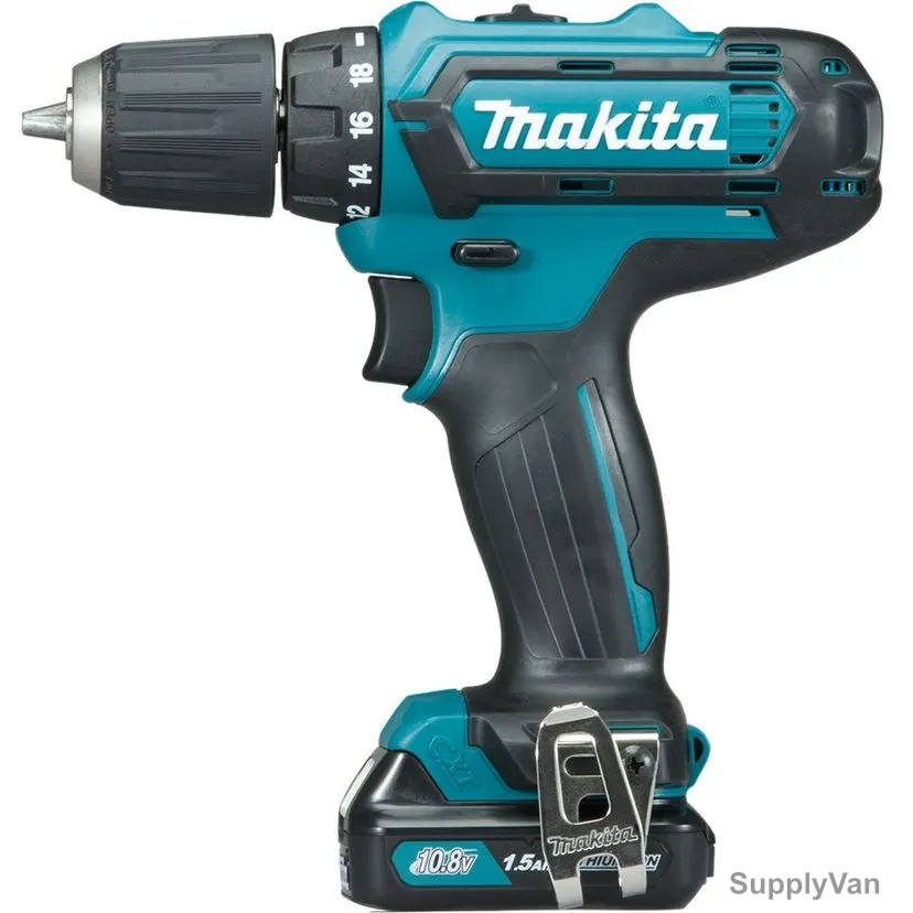 Makita Cordless Driver Drill, DF347DWEX1, 10MM, 14.4V