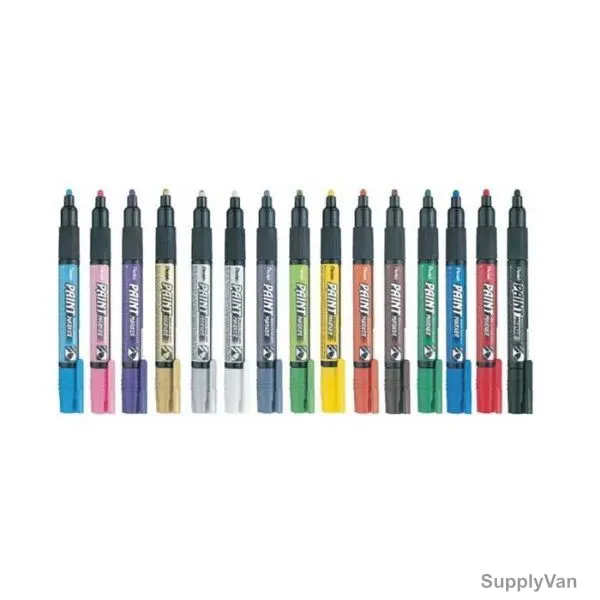 Pentel Paint Marker, PE-MMP20-09E, 2.9MM, Assorted Colors, 108 Pcs/Set