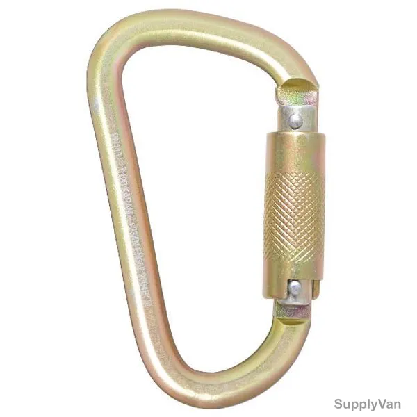 Karam Carabiner, PN113, Alloy Steel, 22.5MM, Gold
