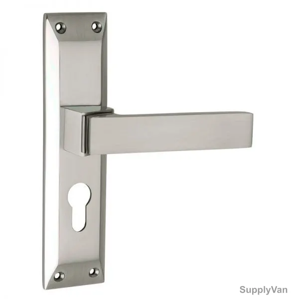 Link Door Handle, ENVY, Zinc, Screw Mount, 10 Inch