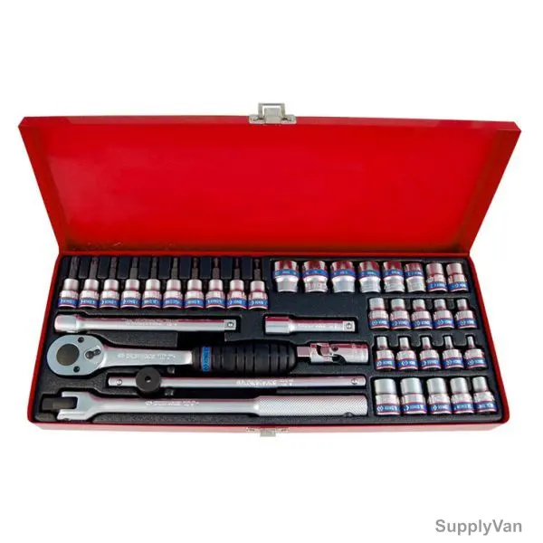 Kingtony Socket Wrench Set, 3537MR, 3/8 Inch Drive, 39 Pcs/Set