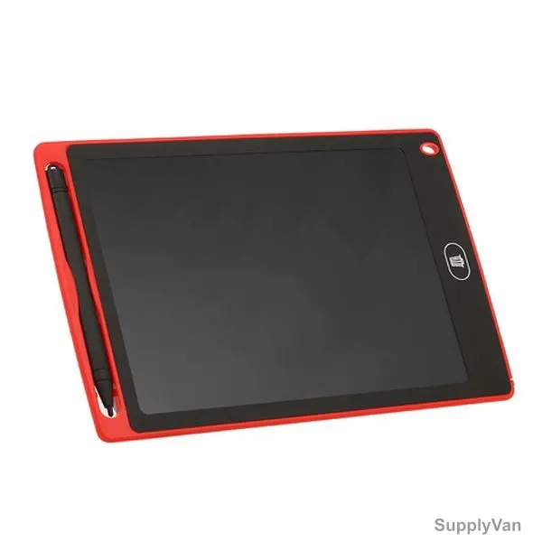 LCD Writing Pad, 8.5 Inch, 90mAh, Red