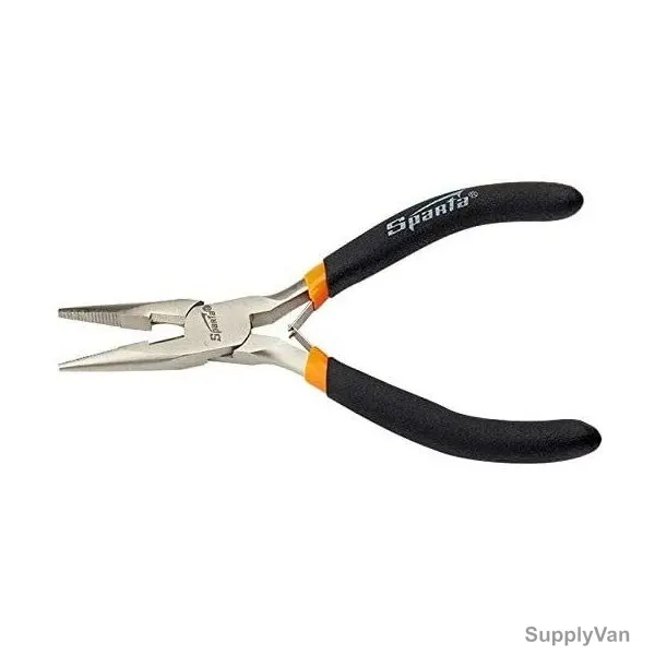 Sparta Mini Long Nose Plier, 17820, Carbon Steel, 130MM