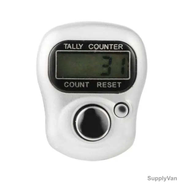 Mini Digital Tally Counter, 5 Digit, White