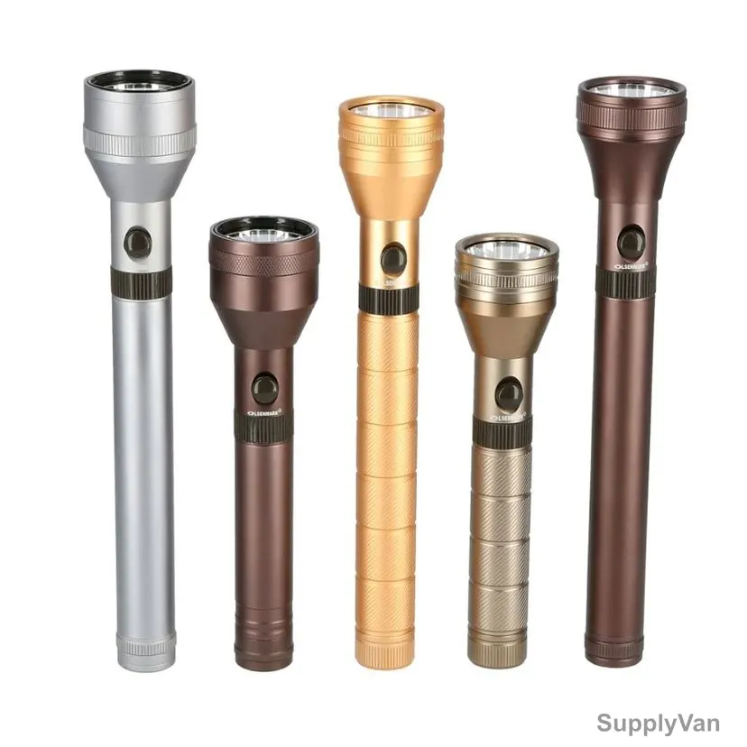 Olsenmark Rechargeable LED Flashlight Combo, OMFL2787, 2000 mAh, 5 Pcs/Set — image 1