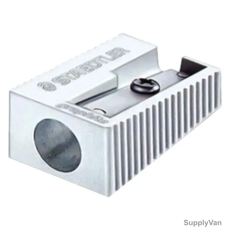 Staedtler Metal Pencil Sharpener, ST-510-10, 1 Hole, Silver, 20 Pcs/Pack — image 1