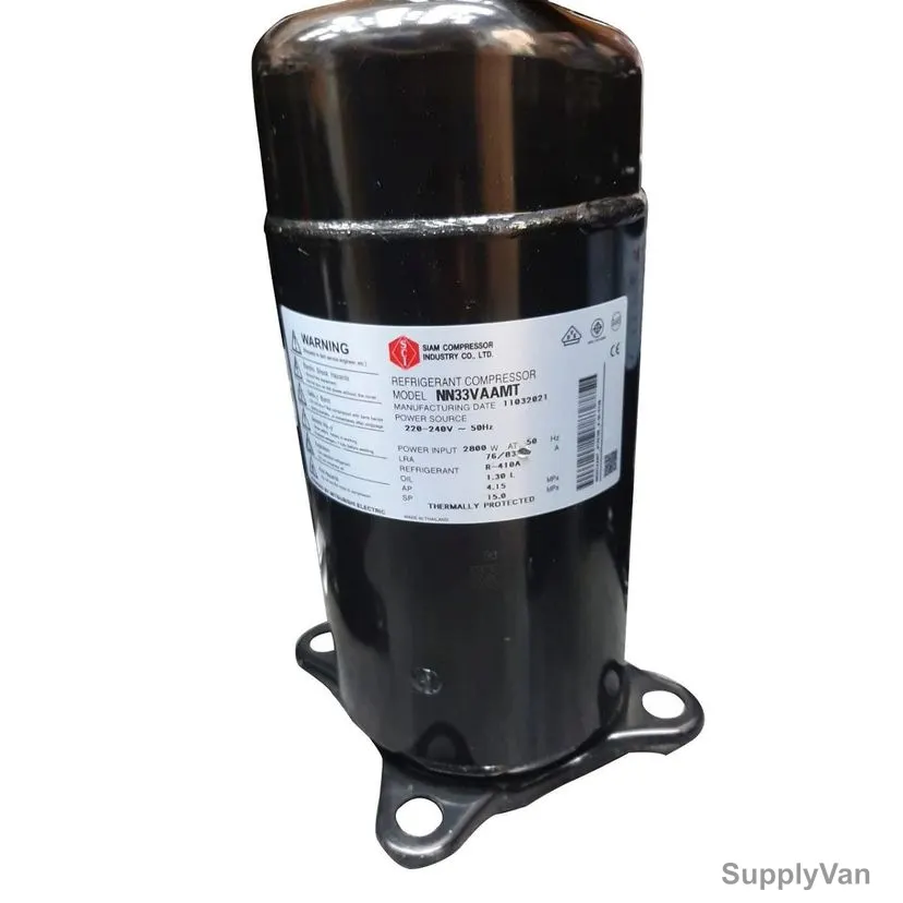 Siam Refrigerant Compressor, NN33VAAMT, 220-240V, R-410A