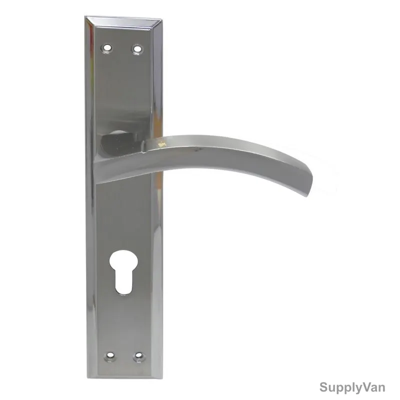 Burano Door Handle, AA46-AA95, Zinc, Screw Mount, 250MM