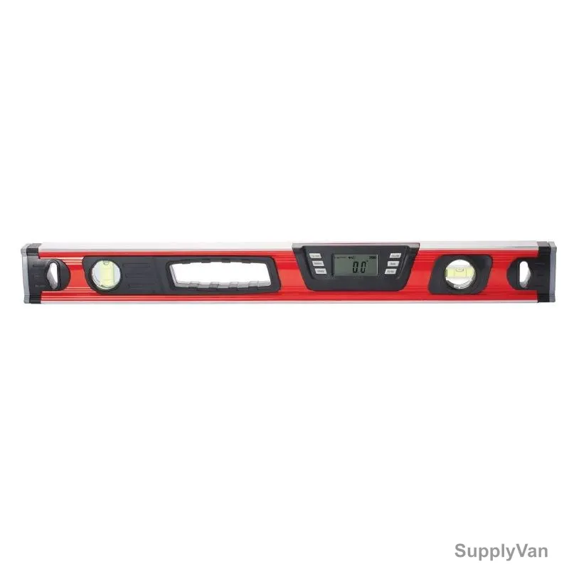 Freeman Digital Spirit Level, LCD, 30CM Length, Red/Black — image 1