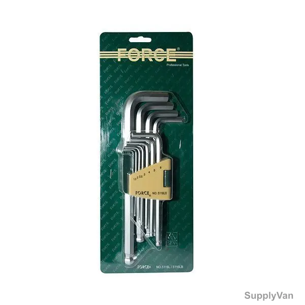 Force Hex Key Set, 5116LB, 11 Pcs/Set