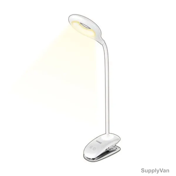 Sonashi Rechargeable LED Clip Lamp, STL-006, 1200mAh, White — image 1