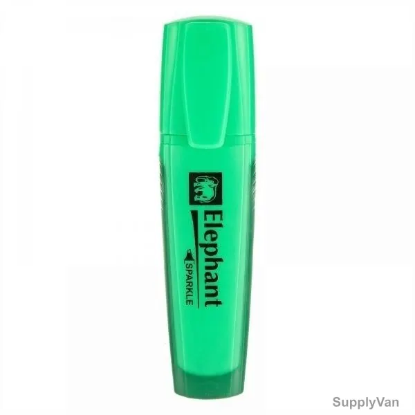 Elephant Highlighter, 206895PK8, Green, 8 Pcs/Pack