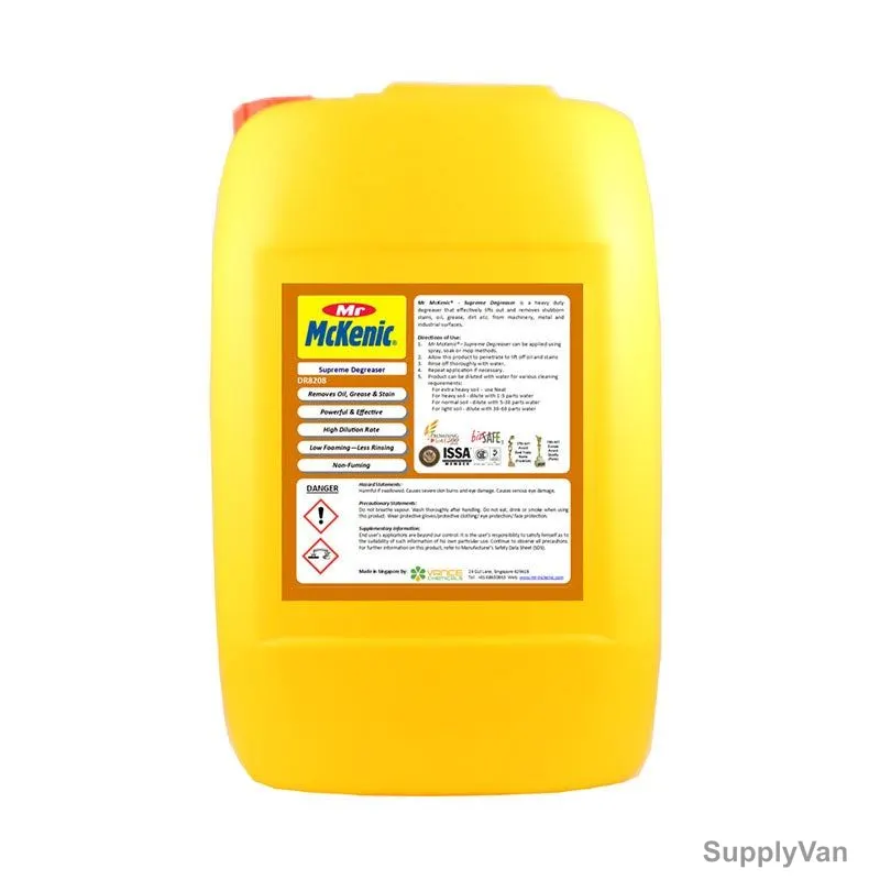 Mr Mckenic Biodegradable Degreaser, DR8209-P25, 25 Ltrs