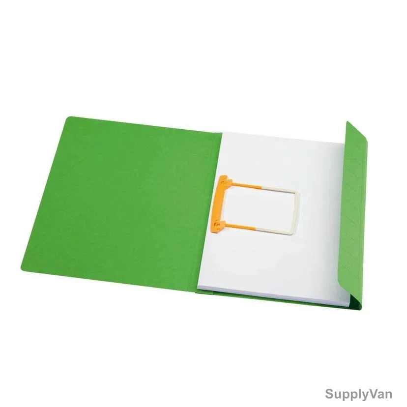 Jalema Clip File, Secolor, A4, 270 Gsm, Green, 10 Pcs/Pack