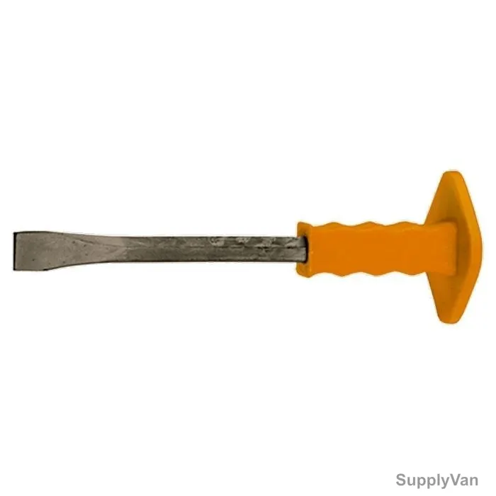 Sparta Flat Chisel With Protector, 187605, Alloy Steel, 25 x 300MM