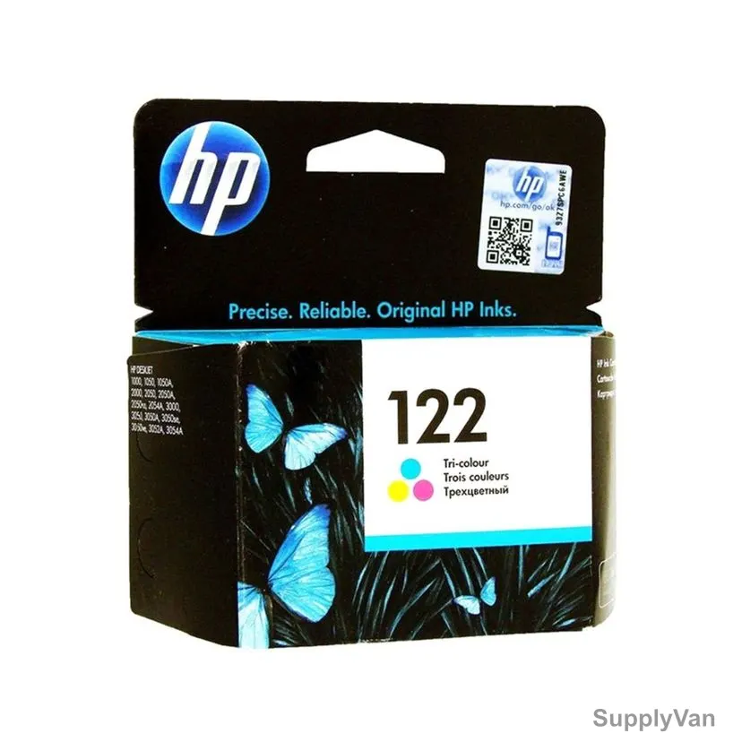 HP Original Ink Cartridge, CH562HK, Inkjet, 122, 165 Pages, Multicolor