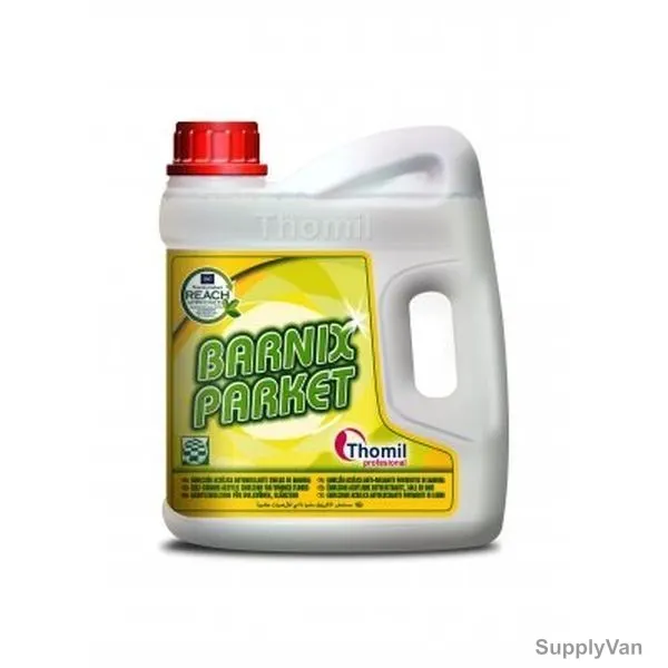 Thomil Barnix Parquet Self- Shining Acrylic Emulsion for Wooden Floors, 4 Litre, White