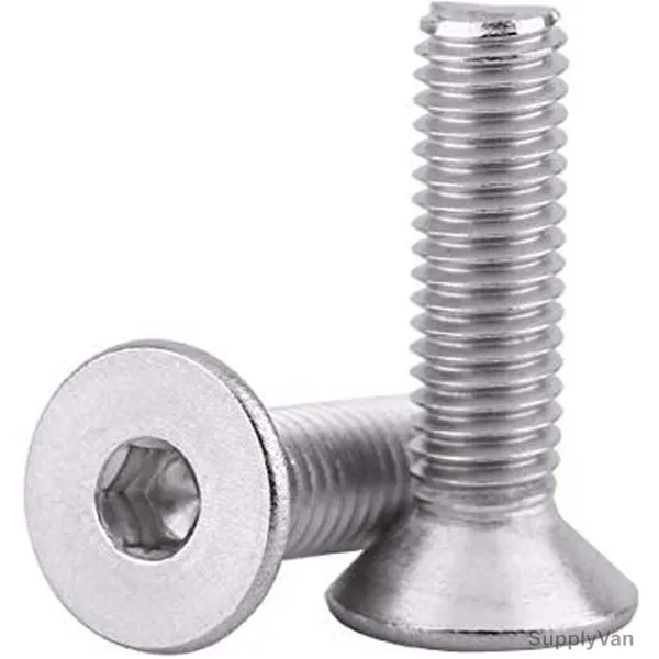 Extrusion Flat Head Bolt, Stainless Steel, M6 x 40 MM, PK10