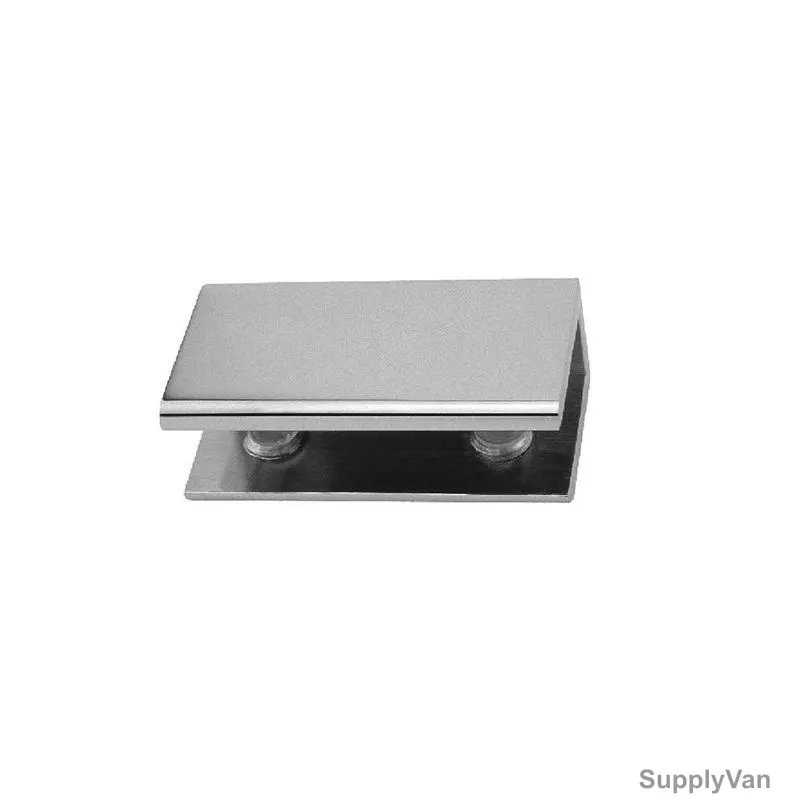 Yingda Square Glass Holder Clip, YD-072, Zinc Alloy, 7MM, Silver — image 1