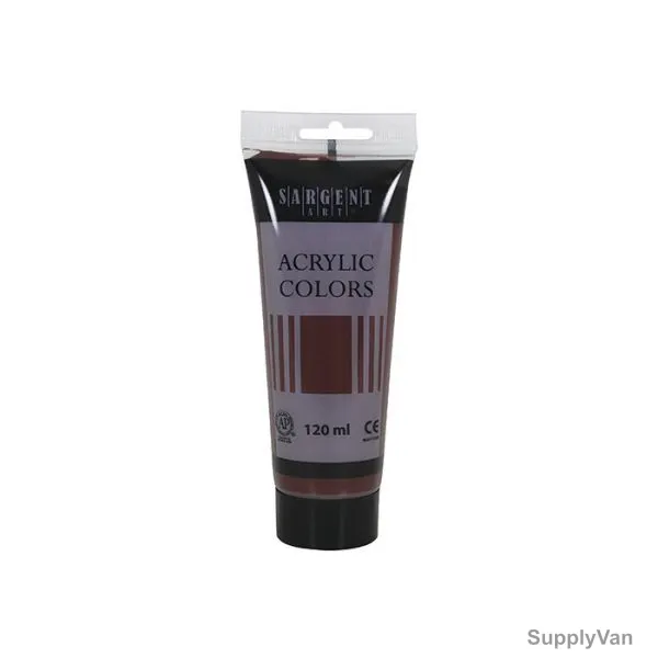 Sargent Art Acrylic Paint, SA23-0368, 120ml, Burnt Umber