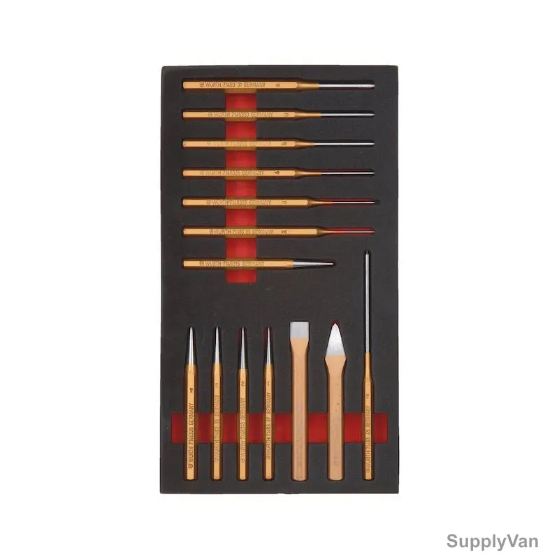 Wurth Striking Tool Set, 14 Pcs/Set