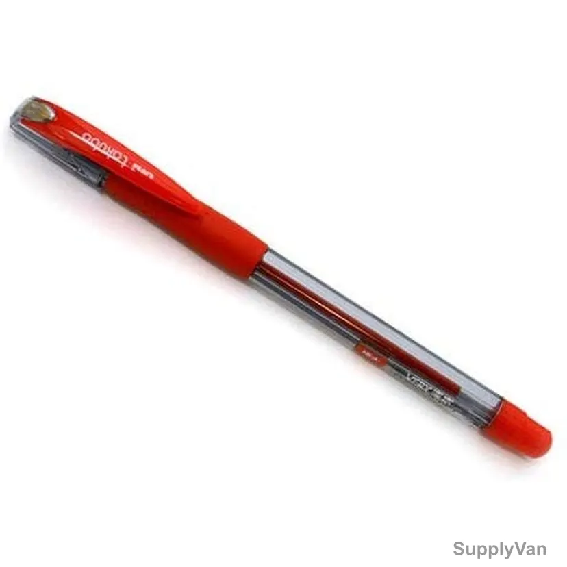 Uni-Ball Ballpoint Pen, SG100B, Lakubo, 1.4MM, Red, 12 Pcs/Pack