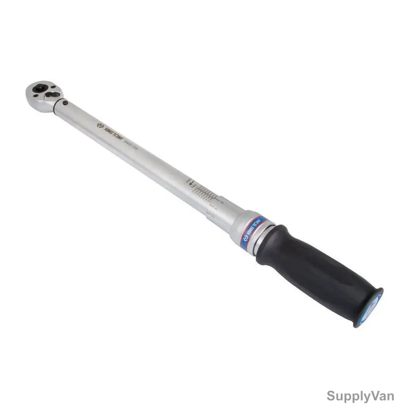 Kingtony Heavy Duty Adjustable Torque Wrench, 34462-3DG, 1/2 Inch Square Drive, 20-100 Nm