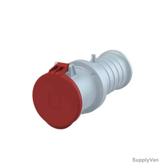 Abb Industrial Connector, 363C6, 380-415V, IP44, 63A, 3P+E, Red — image 1