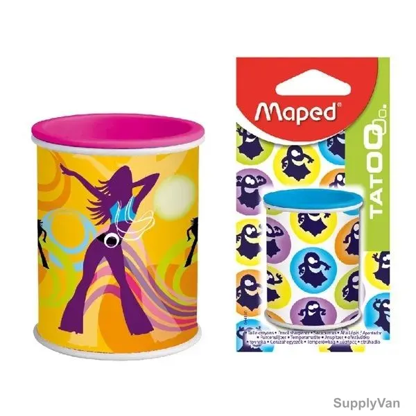 Maped Can Shaped Pencil Sharpener, MD-044110, 2 Hole, Multicolor