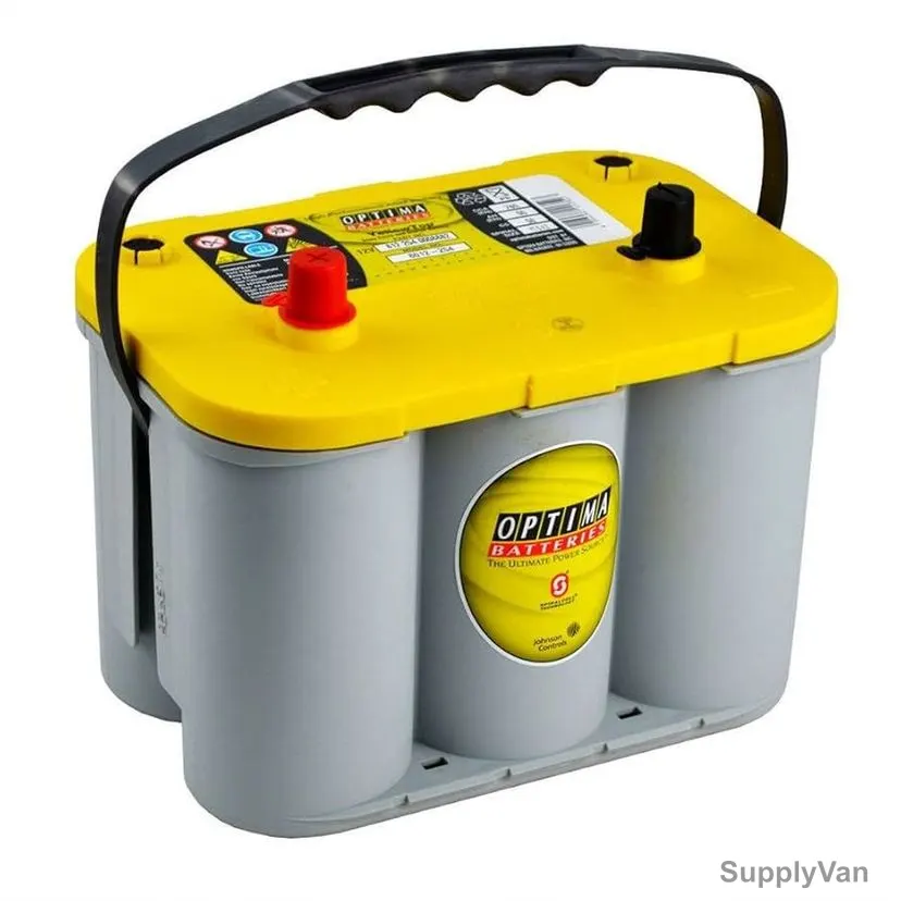 Optima YellowTop Spiralcell AGM Starter Battery, YT-S-4-2, 12V, 55Ah, 765A — image 1