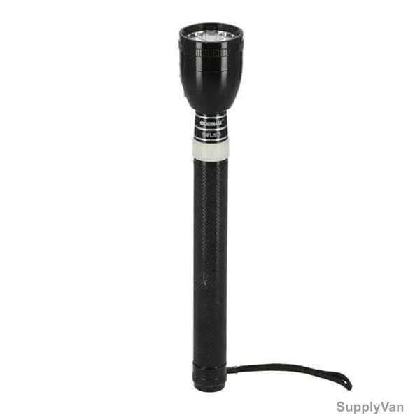 Olsenmark Rechargeable LED Flashlight, OMFL2678, 700 mAh, Black
