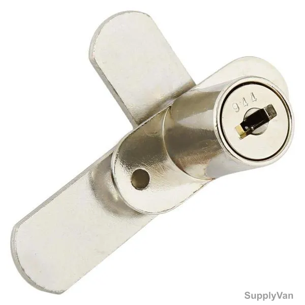 Cupboard Lock, 14MM, Steel, Silver