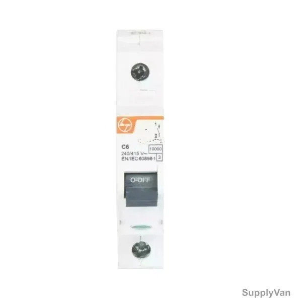 L&T Miniature Circuit Breaker, BB10165C, 1 Pole, Curve C, 240/415V, 16A, 10kA — image 1