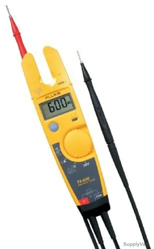 Fluke Voltage, Continuity and Current Tester, T5-600, Maximum of 600VAC/DC