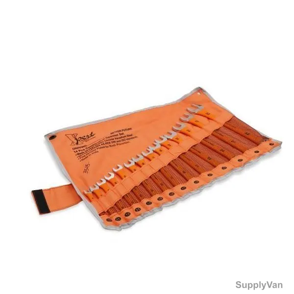 Perfect Tools Combination Spanner With Grip Set, MC121-COM14P, 14 Pcs/Set