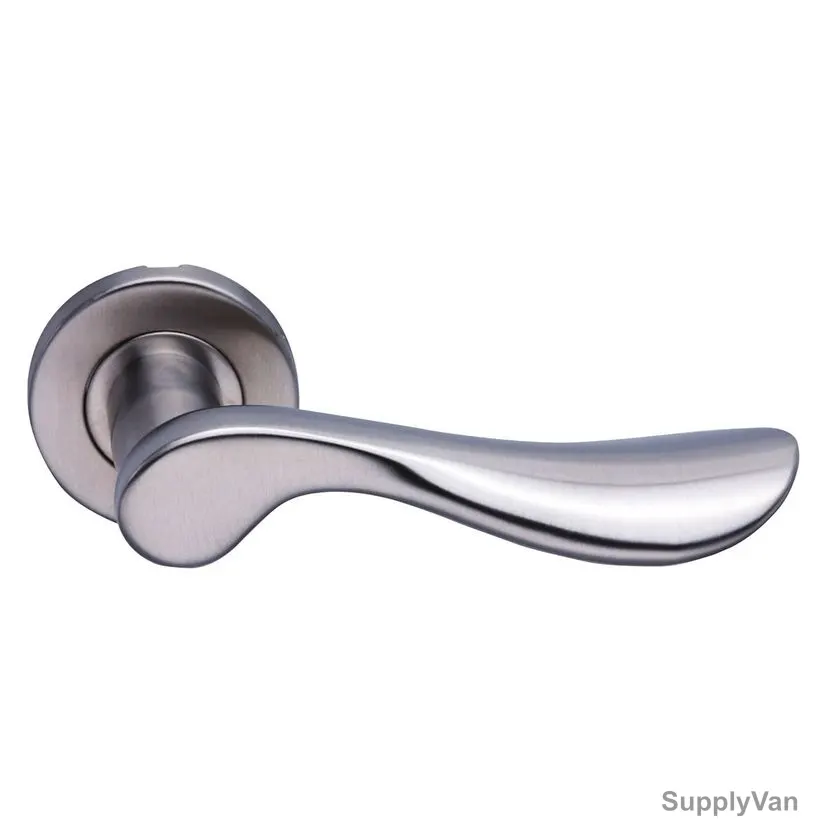 Dorfit Solid Mortise Rose Lever Handle, DTSH006, SS, Satin