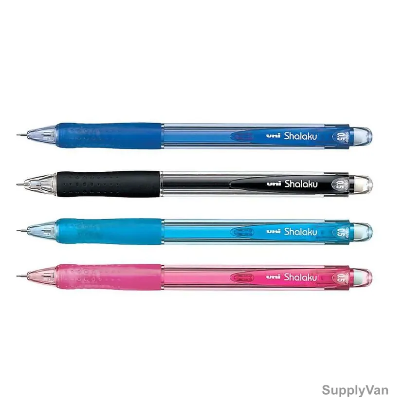 Uni-Ball Shalaku Mechanical Pencil, M5-100-03D, 0.5MM Tip Size, Assorted Colors, 36 Pcs/Set