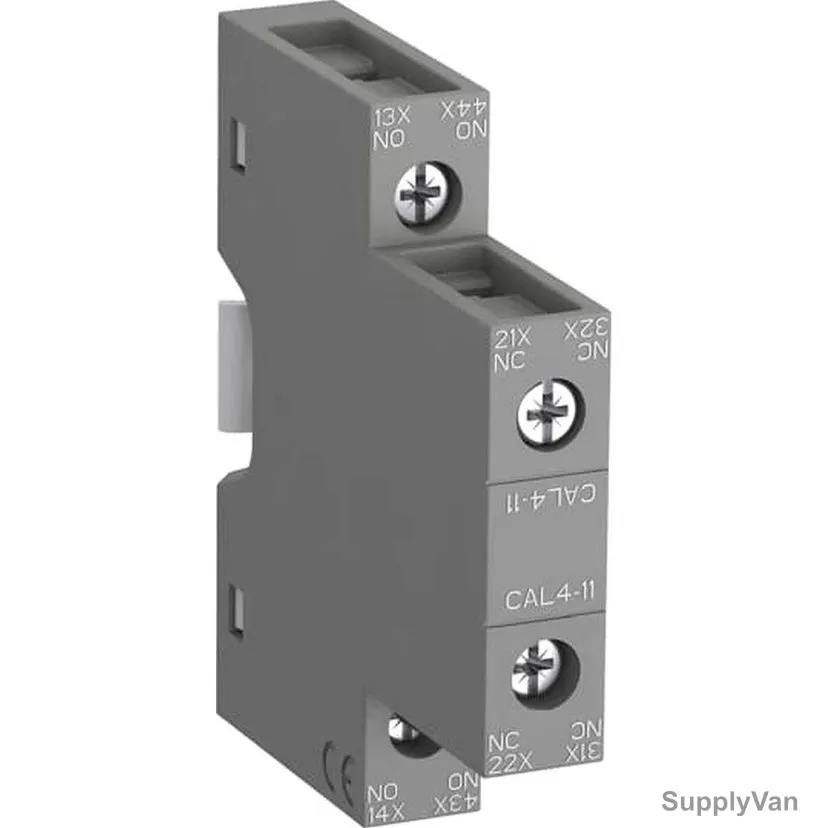 ABB Auxiliary Contact Block, CAL4-11, 1NO + 1NC