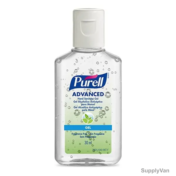 Purell Advanced Gel Hand Sanitizer, 3901-250, 30ML, Clear